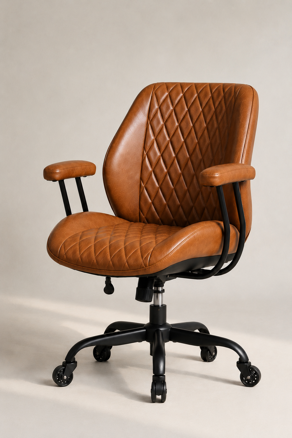 The YFO Cognac Leather Chair: A Study That Feels Like a Library