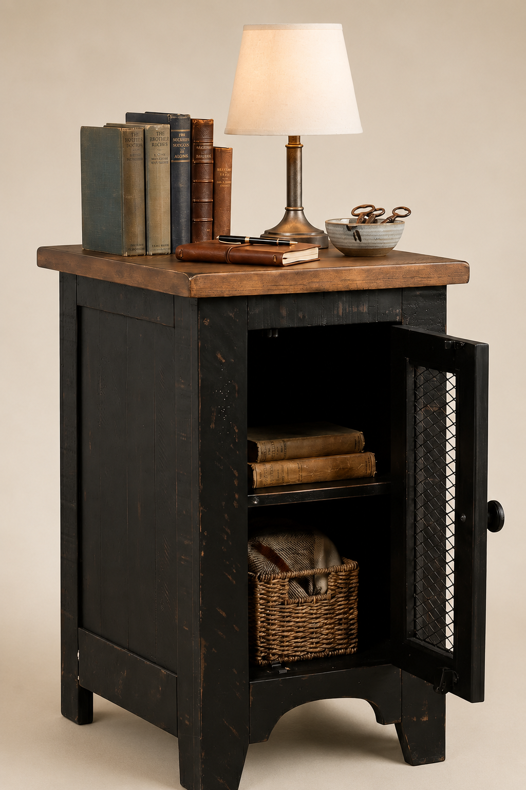 The Valebeck End Table: A Quiet Anchor for a European Living Room