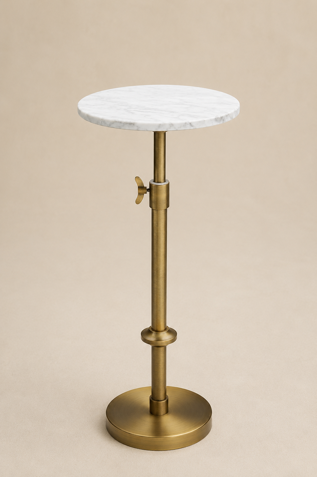 The Marble and Brass Martini Table: A Slim Anchor for a Slow Evening