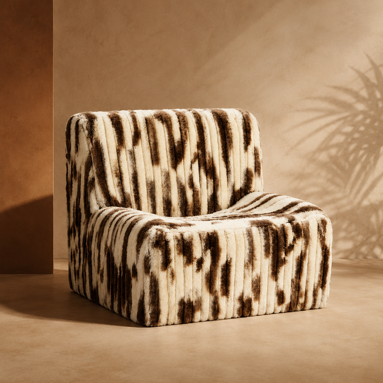 The Faux Fur Boneless Chair: Sculptural Comfort for a Considered Room